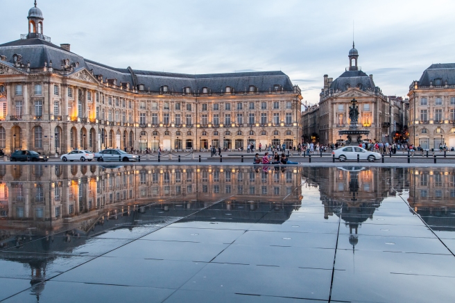 water mirror Bordeaux France 
